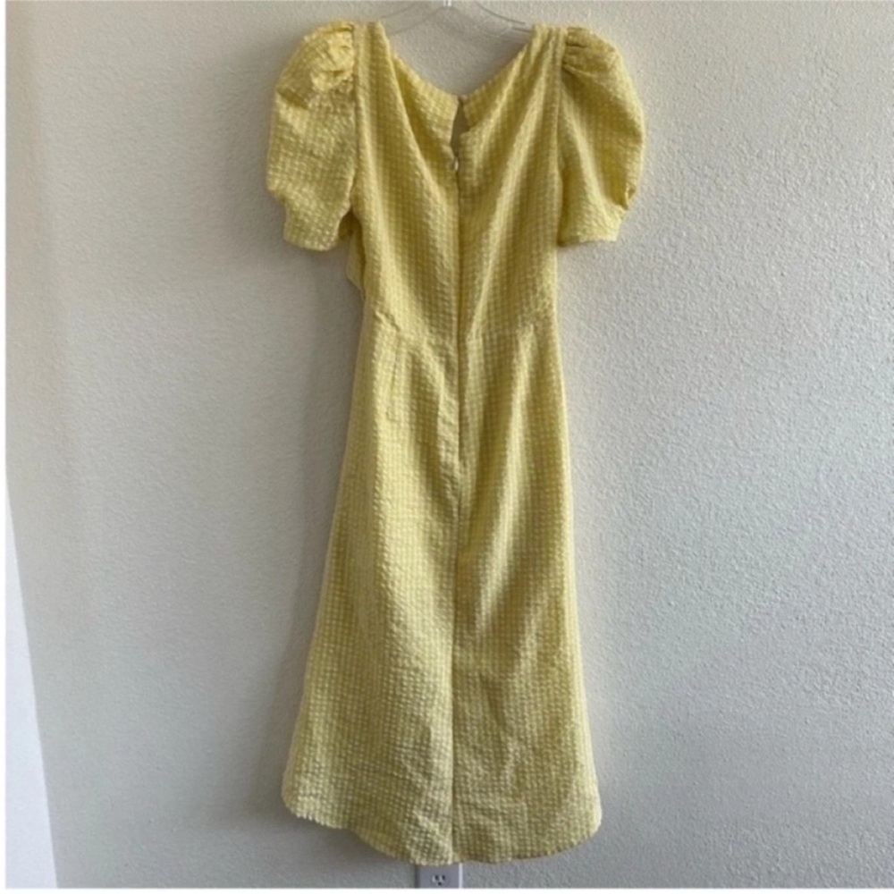Song Of Style Lena Cut Out Midi Dress Yellow - Picture 5 of 9